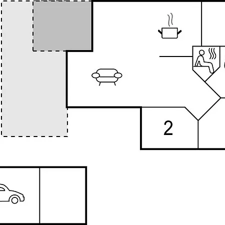 度假居 Stunning In Sydals With Sauna